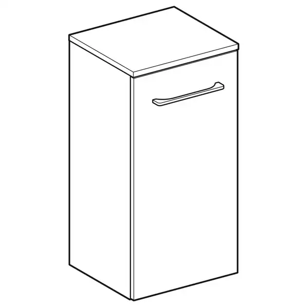Шкафчик Geberit Selnova Square 33 х 29,7 х h65 см, лава матовая (501.273.00.1) Шкафчик Geberit Selnova Square 33 х 29,7 х h65 см, лава матовая (501.273.00.1)