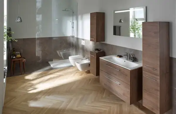 Шкафчик Geberit Selnova Square 33 х 29,7 х h85 см, орех тёмный (501.278.00.1) Шкафчик Geberit Selnova Square 33 х 29,7 х h85 см, орех тёмный (501.278.00.1)