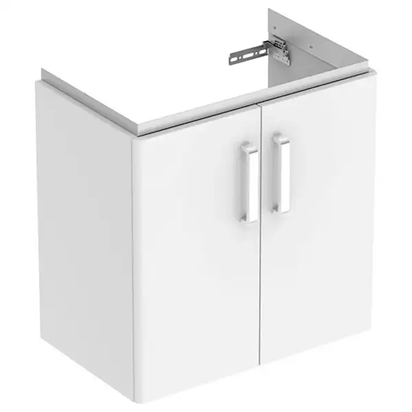 Тумба под раковину Geberit Selnova Compact 59,7 см, белый глянцевый (501.658.01.1)