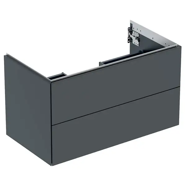 Тумба подвесная Geberit One 90 х 47 х h50,4 см, цвет - чёрный матовый 505.263.00.8