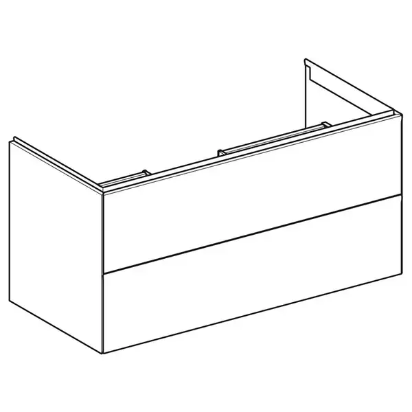 Тумба подвесная Geberit One 105 х 47 х h50,4 см, цвет - белый матовый 505.264.00.2
