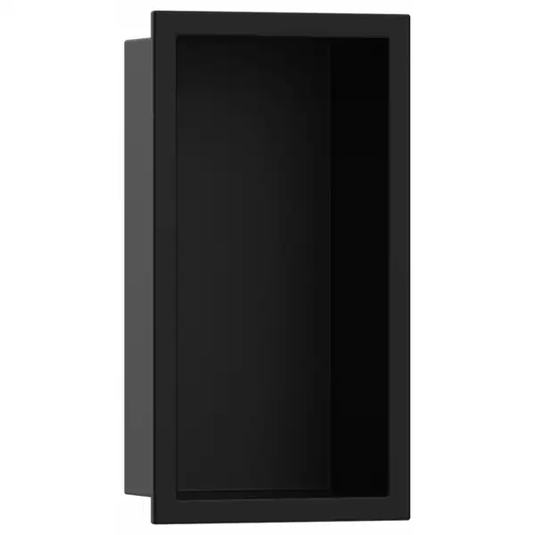 Настенная ниша со встроенной рамой Hansgrohe XtraStoris Original 30 x 15 x 10 см, чёрный матовый (56057670) фото 1 Aquada.com.ua Настенная ниша со встроенной рамой Hansgrohe XtraStoris Original 30 x 15 x 10 см, чёрный матовый (56057670) фото 1 Aquada.com.ua