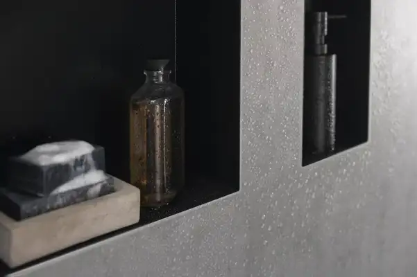 Ниша в стене с открытой рамой Hansgrohe XtraStoris Minimalistic 30 х 15 х 10 см, чёрный матовый (56070670) фото 8 Aquada.com.ua Ниша в стене с открытой рамой Hansgrohe XtraStoris Minimalistic 30 х 15 х 10 см, чёрный матовый (56070670) фото 8 Aquada.com.ua