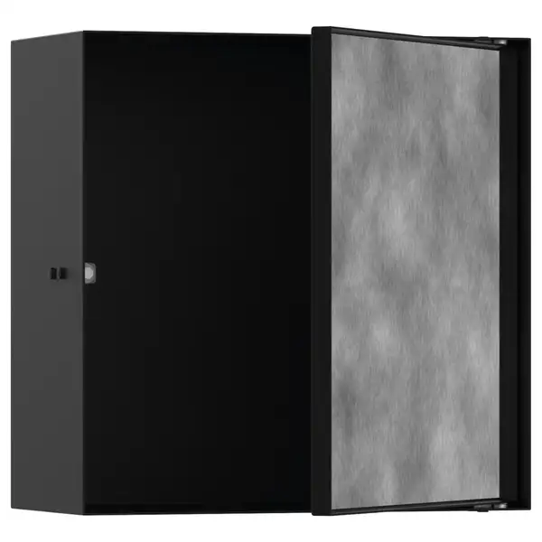 Ниша в стене с дверцей под плитку Hansgrohe XtraStoris Rock 30 х 30 х 14 см, чёрный матовый (56091670) фото 1 Aquada.com.ua Ниша в стене с дверцей под плитку Hansgrohe XtraStoris Rock 30 х 30 х 14 см, чёрный матовый (56091670) фото 1 Aquada.com.ua