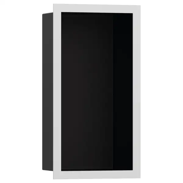 Настенная ниша с дизайнерской рамкой Hansgrohe XtraStoris Individual 30 х 15 х 10 см, белый матовый (56095700) фото 1 Aquada.com.ua Настенная ниша с дизайнерской рамкой Hansgrohe XtraStoris Individual 30 х 15 х 10 см, белый матовый (56095700) фото 1 Aquada.com.ua