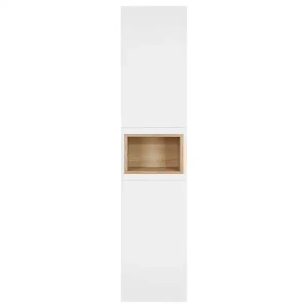 Пенал подвесной Qtap Robin 350х1650х316 White/Whitish oak QT1376PN1651LWWO Пенал подвесной Qtap Robin 350х1650х316 White/Whitish oak QT1376PN1651LWWO