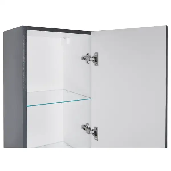 Пенал напольный Qtap Robin 350х1950х316 Graphite/Whitish oak QT1376PN1652RGWO Пенал напольный Qtap Robin 350х1950х316 Graphite/Whitish oak QT1376PN1652RGWO