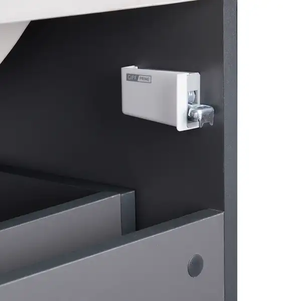 Комплект Qtap Scorpio 605х825х460 Graphite тумба напольная + раковина врезная QT1471TNВ6023060CG Комплект Qtap Scorpio 605х825х460 Graphite тумба напольная + раковина врезная QT1471TNВ6023060CG