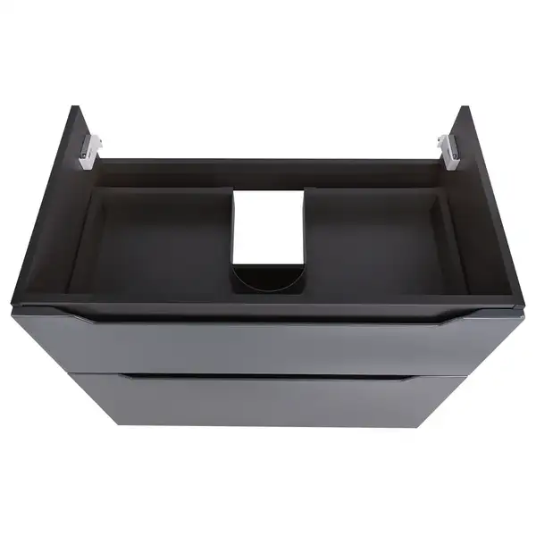 Комплект Qtap Albatross 810х825х460 Graphite тумба напольная + раковина врезная QT1471TNВ8023080CG Комплект Qtap Albatross 810х825х460 Graphite тумба напольная + раковина врезная QT1471TNВ8023080CG