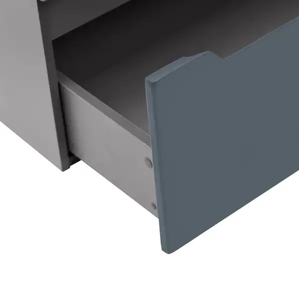 Комплект Qtap Albatross 810х825х460 Graphite тумба напольная + раковина врезная QT1471TNВ8023080CG Комплект Qtap Albatross 810х825х460 Graphite тумба напольная + раковина врезная QT1471TNВ8023080CG