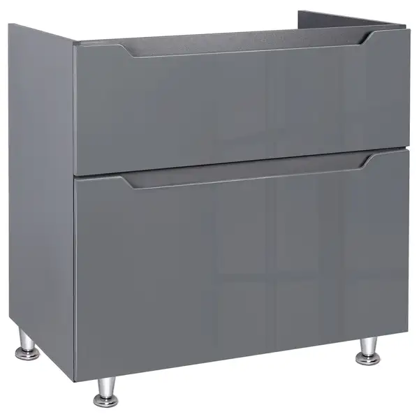 Тумба напольная Qtap Scorpio 810х825х460 Graphite QT1473TNВ802G Тумба напольная Qtap Scorpio 810х825х460 Graphite QT1473TNВ802G