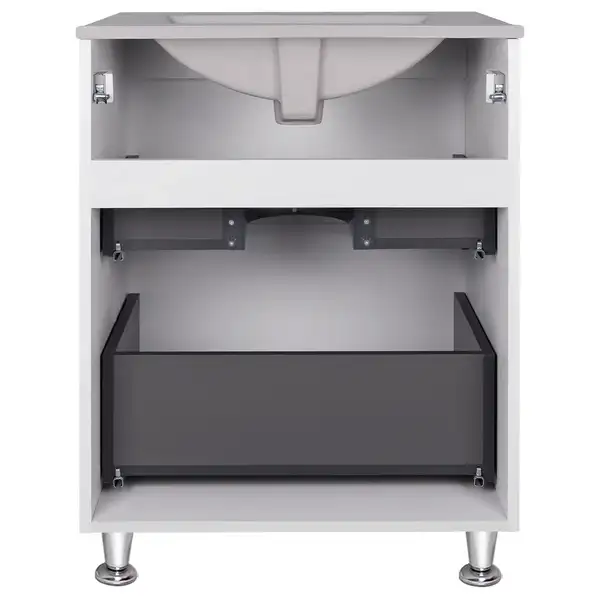 Комплект Qtap Tern 600х725х437 White тумба напольная + раковина врезная, с полотенцедержателем QT1771TNЛ6013060CW (QT1771TNL6013060CW) Комплект Qtap Tern 600х725х437 White тумба напольная + раковина врезная, с полотенцедержателем QT1771TNЛ6013060CW (QT1771TNL6013060CW)