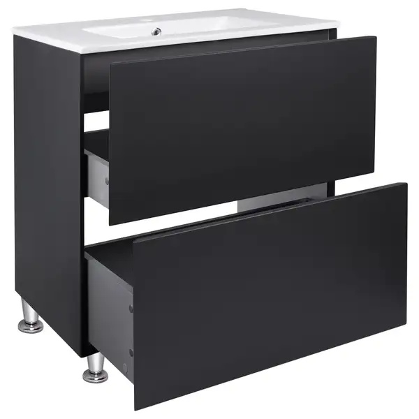 Комплект Qtap Tern 700х725х437 Matt black тумба напольная + раковина врезная, с полотенцедержателем QT1771TNЛ7023070CG (QT1771TNL7023070CMB) Комплект Qtap Tern 700х725х437 Matt black тумба напольная + раковина врезная, с полотенцедержателем QT1771TNЛ7023070CG (QT1771TNL7023070CMB)