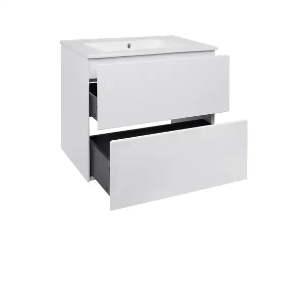 Комплект Qtap Tern 600х580х437 White тумба напольная + раковина врезная, с полотенцедержателем QT1772TPЛ6013060CW (QT1772TPL6013060CW) Комплект Qtap Tern 600х580х437 White тумба напольная + раковина врезная, с полотенцедержателем QT1772TPЛ6013060CW (QT1772TPL6013060CW)