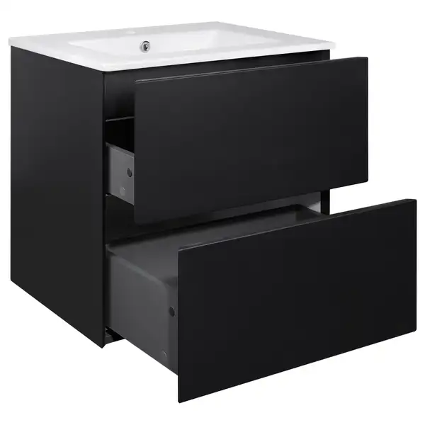 Комплект Qtap Tern 600х580х437 Matt black тумба напольная + раковина врезная, с полотенцедержателем QT1772TPЛ6023060CG (QT1772TPL6023060CMB) Комплект Qtap Tern 600х580х437 Matt black тумба напольная + раковина врезная, с полотенцедержателем QT1772TPЛ6023060CG (QT1772TPL6023060CMB)