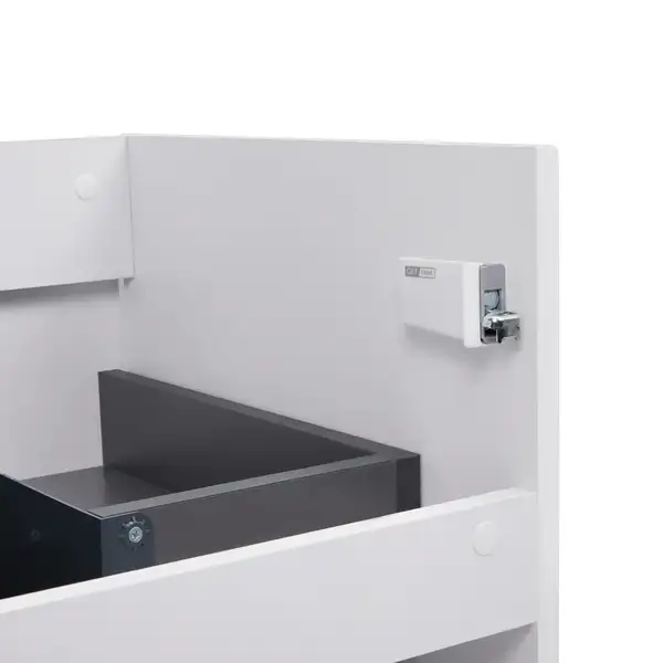 Тумба подвесная Qtap Tern 600х580х437 White с полотенцедержателем QT1774TPL601W Тумба подвесная Qtap Tern 600х580х437 White с полотенцедержателем QT1774TPL601W