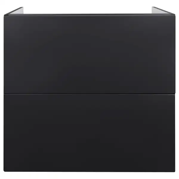 Тумба подвесная Qtap Tern 600х580х437 Matt black с полотенцедержателем QT1774TPL602MB Тумба подвесная Qtap Tern 600х580х437 Matt black с полотенцедержателем QT1774TPL602MB
