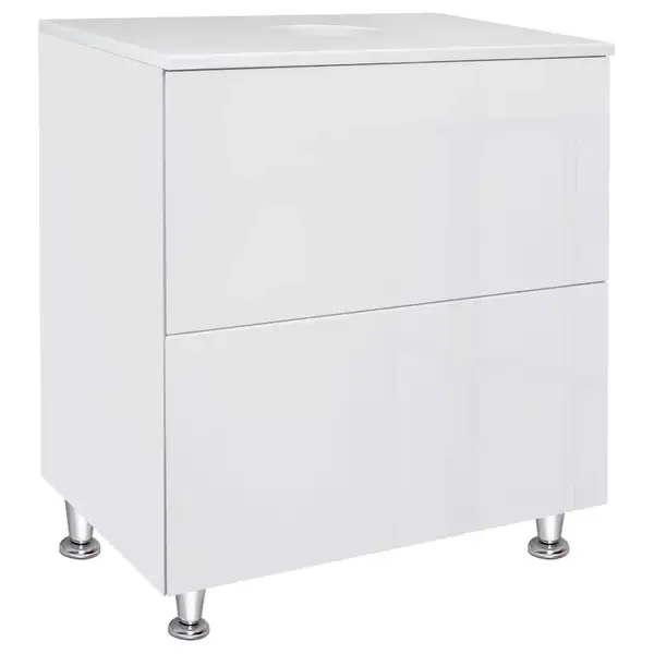 Тумба напольная Qtap Tern 600х616х469 White со столешницей и полотенцедержателем QT1773TNЛ601W (QT1780TNL601W) Тумба напольная Qtap Tern 600х616х469 White со столешницей и полотенцедержателем QT1773TNЛ601W (QT1780TNL601W)
