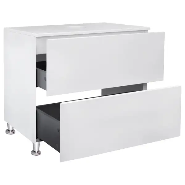 Тумба напольная Qtap Tern 800х616х469 White со столешницей и полотенцедержателем QT1773TNЛ801W (QT1780TNL801W) Тумба напольная Qtap Tern 800х616х469 White со столешницей и полотенцедержателем QT1773TNЛ801W (QT1780TNL801W)