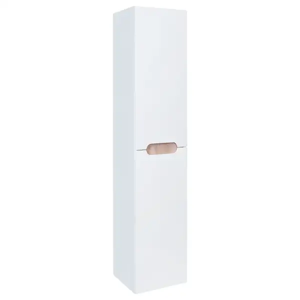 Пенал подвесной Qtap Virgo 350х1600х316 White/Whitish oak с корзиной для белья QT1876PP1651KRWWO Пенал подвесной Qtap Virgo 350х1600х316 White/Whitish oak с корзиной для белья QT1876PP1651KRWWO