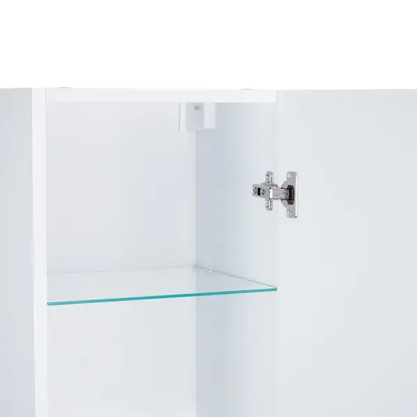 Пенал подвесной Qtap Virgo 350х1600х316 White/Whitish oak с корзиной для белья QT1876PP1651KRWWO Пенал подвесной Qtap Virgo 350х1600х316 White/Whitish oak с корзиной для белья QT1876PP1651KRWWO