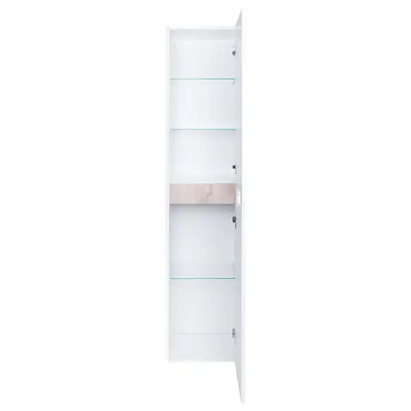 Пенал подвесной Qtap Virgo 350х1600х316 White/Whitish oak QT1876PP1651RWWO Пенал подвесной Qtap Virgo 350х1600х316 White/Whitish oak QT1876PP1651RWWO