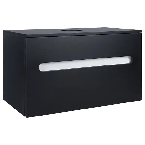 Тумба подвесная Qtap Virgo 800х476х469 Black/White со столешницей QT1879TPА802BW Тумба подвесная Qtap Virgo 800х476х469 Black/White со столешницей QT1879TPА802BW