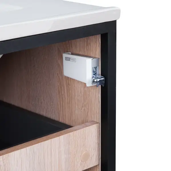 Комплект Qtap Taurus 600х580х437 Whitish oak тумба подвесная + раковина врезная QT2472TPT603WO Комплект Qtap Taurus 600х580х437 Whitish oak тумба подвесная + раковина врезная QT2472TPT603WO
