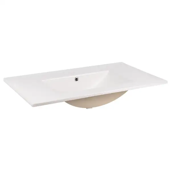 Комплект Qtap Taurus 800х580х437 Whitish oak тумба подвесная + раковина врезная QT2472TPT803WO Комплект Qtap Taurus 800х580х437 Whitish oak тумба подвесная + раковина врезная QT2472TPT803WO