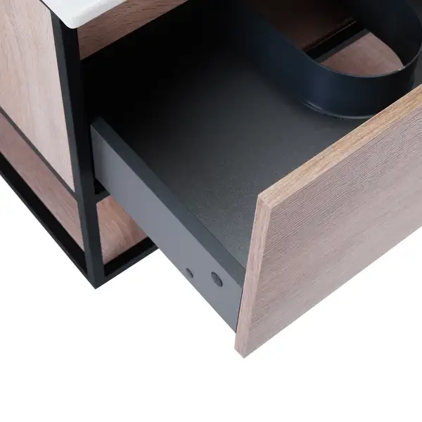 Комплект Qtap Taurus 800х580х437 Whitish oak тумба подвесная + раковина врезная QT2472TPT803WO Комплект Qtap Taurus 800х580х437 Whitish oak тумба подвесная + раковина врезная QT2472TPT803WO