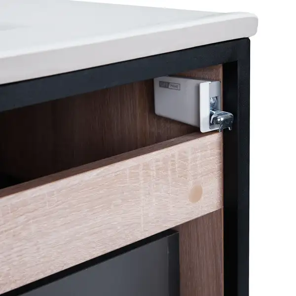 Комплект Qtap Taurus 800х580х437 Whitish oak тумба подвесная + раковина врезная QT2472TPT803WO Комплект Qtap Taurus 800х580х437 Whitish oak тумба подвесная + раковина врезная QT2472TPT803WO