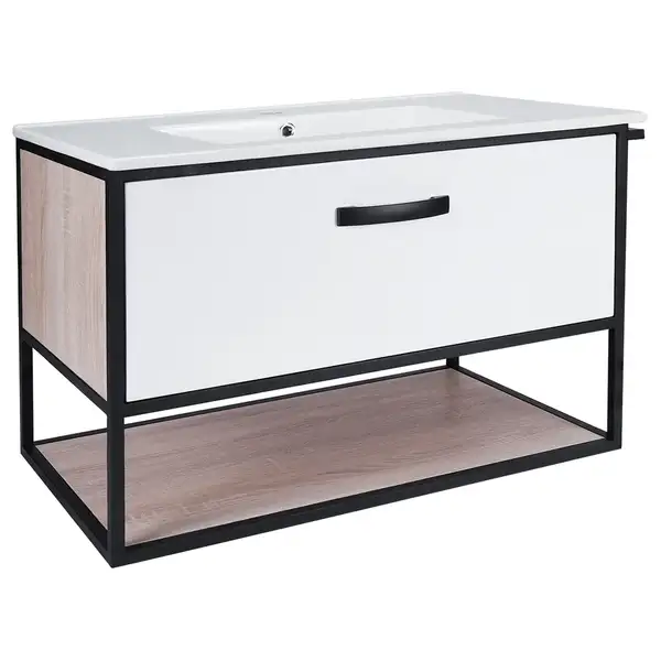 Комплект Qtap Taurus 800х580х437 White/Whitish oak тумба подвесная + раковина врезная QT2472TPT803WWO Комплект Qtap Taurus 800х580х437 White/Whitish oak тумба подвесная + раковина врезная QT2472TPT803WWO