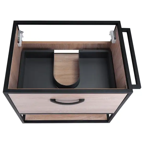 Тумба подвесная Qtap Taurus 600х580х437 Whitish oak QT2474TPT603WO Тумба подвесная Qtap Taurus 600х580х437 Whitish oak QT2474TPT603WO
