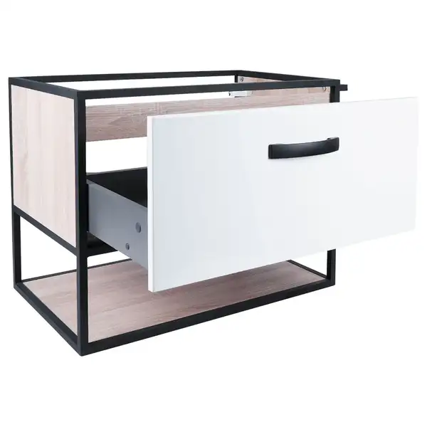 Тумба подвесная Qtap Taurus 600х580х437 White/Whitish oak QT2474TPT603WWO Тумба подвесная Qtap Taurus 600х580х437 White/Whitish oak QT2474TPT603WWO