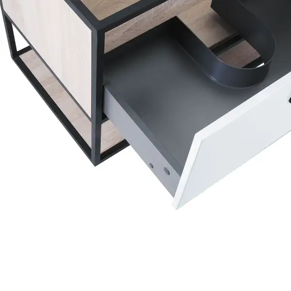 Тумба подвесная Qtap Taurus 700х580х437 White/Whitish oak QT2474TPT703WWO Тумба подвесная Qtap Taurus 700х580х437 White/Whitish oak QT2474TPT703WWO