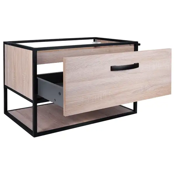 Тумба подвесная Qtap Taurus 800х580х437 Whitish oak QT2474TPT803WO Тумба подвесная Qtap Taurus 800х580х437 Whitish oak QT2474TPT803WO