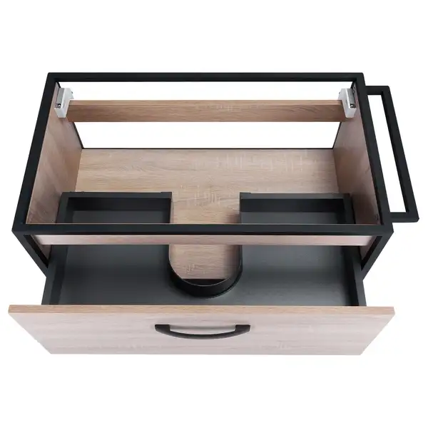 Тумба подвесная Qtap Taurus 800х580х437 Whitish oak QT2474TPT803WO Тумба подвесная Qtap Taurus 800х580х437 Whitish oak QT2474TPT803WO