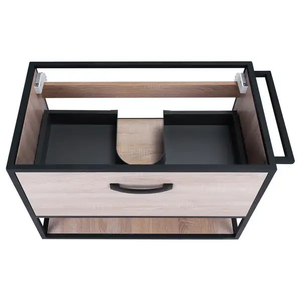 Тумба подвесная Qtap Taurus 800х580х437 Whitish oak QT2474TPT803WO Тумба подвесная Qtap Taurus 800х580х437 Whitish oak QT2474TPT803WO