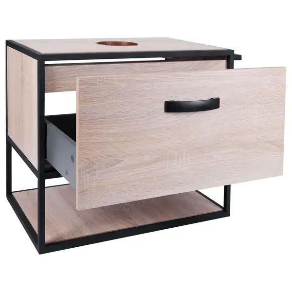 Тумба подвесная Qtap Taurus 600х476х469 Whitish oak со столешницей QT2479TPT603WO Тумба подвесная Qtap Taurus 600х476х469 Whitish oak со столешницей QT2479TPT603WO