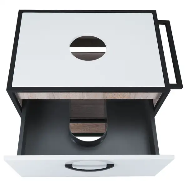 Тумба подвесная Qtap Taurus 700х476х469 White/Whitish oak со столешницей QT2479TPT703WWO Тумба подвесная Qtap Taurus 700х476х469 White/Whitish oak со столешницей QT2479TPT703WWO