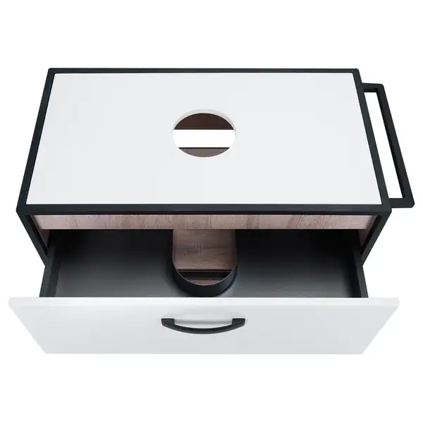 Тумба подвесная Qtap Taurus 800х476х469 White/Whitish oak со столешницей QT2479TPT803WWO Тумба подвесная Qtap Taurus 800х476х469 White/Whitish oak со столешницей QT2479TPT803WWO