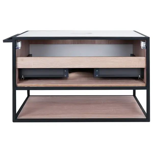 Тумба подвесная Qtap Taurus 800х476х469 White/Whitish oak со столешницей QT2479TPT803WWO Тумба подвесная Qtap Taurus 800х476х469 White/Whitish oak со столешницей QT2479TPT803WWO