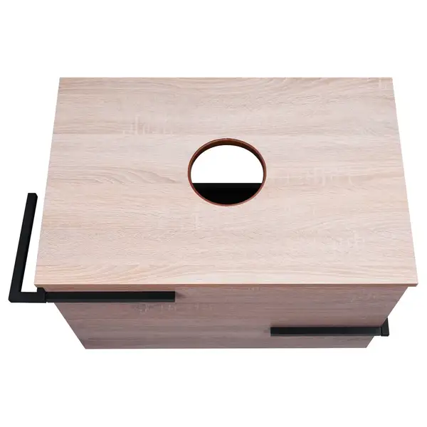 Тумба напольная Qtap Taurus 700х616х437 Whitish oak со столешницей QT2480TNT703WO Тумба напольная Qtap Taurus 700х616х437 Whitish oak со столешницей QT2480TNT703WO