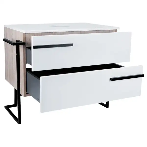 Тумба напольная Qtap Taurus 800х616х437 White/Whitish oak со столешницей QT2480TNT803WWO Тумба напольная Qtap Taurus 800х616х437 White/Whitish oak со столешницей QT2480TNT803WWO
