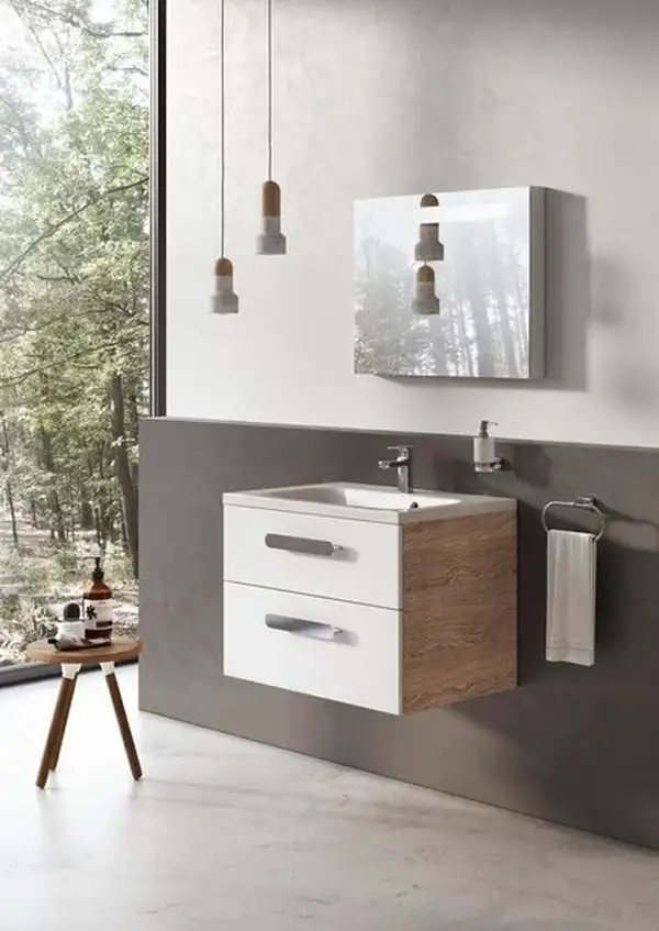 Шафка під умивальник SD 700 CHROME II cappuccino-white, RAVAK (X000000921)