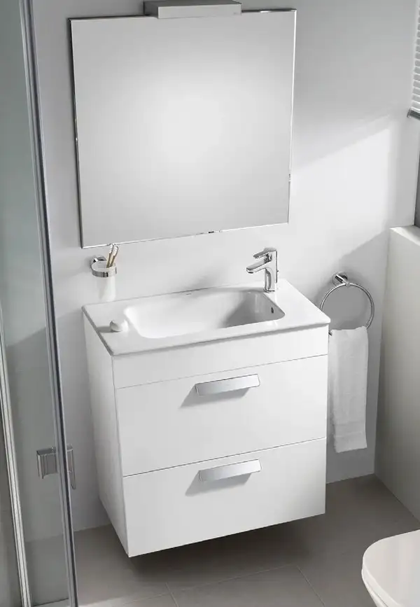 Умивальник Roca Debba 805х360 з тумбою під умивальник, білий (A855907806)