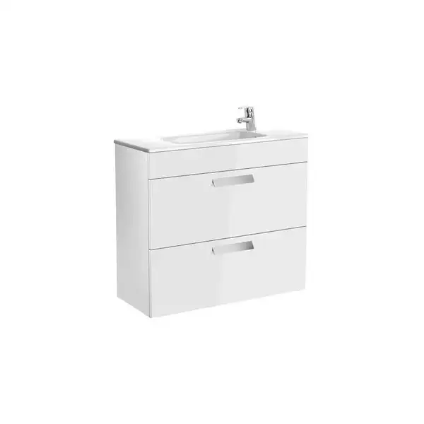 Умивальник Roca Debba 805х360 з тумбою під умивальник, білий (A855907806)