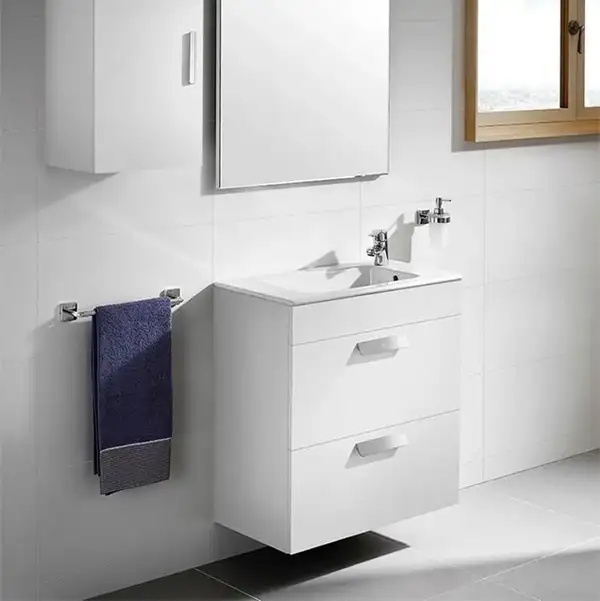 Умивальник Roca Debba 805х360 з тумбою під умивальник, білий (A855907806)