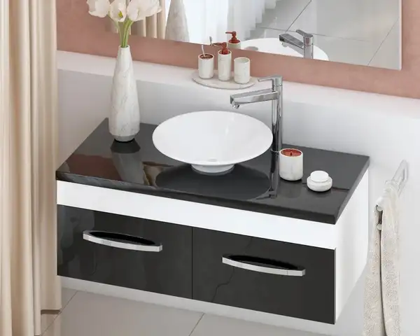 Snail Тумба «Венера» з умивальником «Оріон» А602 Агат глянець (1200KM121A602) Snail Тумба «Венера» з умивальником «Оріон» А602 Агат глянець (1200KM121A602)