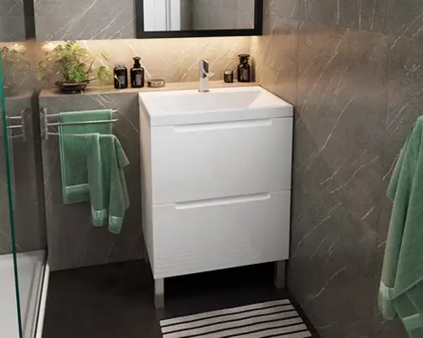 Snail Тумба «Б'янко» з умивальником «Богема» А601 Мусон глянець (6003КМ156A601) Snail Тумба «Б'янко» з умивальником «Богема» А601 Мусон глянець (6003КМ156A601)
